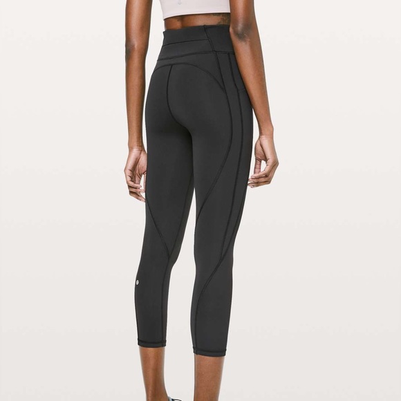 lululemon athletica Pants - Lululemon Time To Sweat Crop 23” Black
